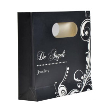 Printed Paper Shopping Gift Bag with Die-Cut Handle